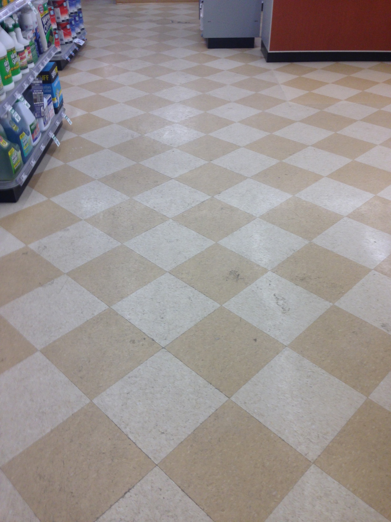 Retail Commercial VCT Floor Stripping